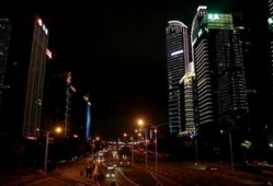 城市夜景视频,璀璨夜色下的城市风情掠影